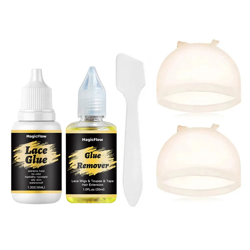 Waterproof Wig Glue For Front Lace Wig, Invisible Lace Hair Glue For Wigs, Strong Hold Wig Glue For Lace Hairpiece, Wigs