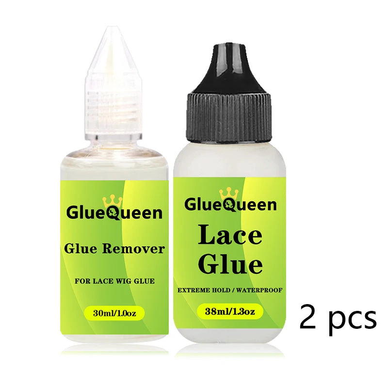 38ml 1.3oz Wig Glue Waterproof Hair Replacement Adhesive Sweatproof And 30ml 1oz Glue Remover For Lace Front Wig