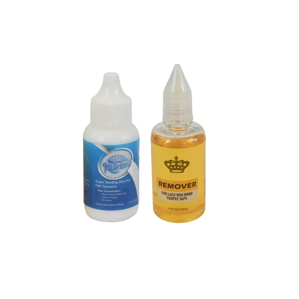 Wig Glue / Remover Invisible Hair Glue Adhesive for Lace Wigs/Toupee/Closure Hair Glue Remover Wig Installation Set